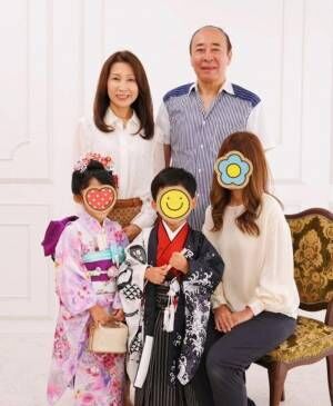 モト冬樹、孫達の七五三で撮影した集合ショットを公開「とても素敵」「ホント良い写真ですね」の声