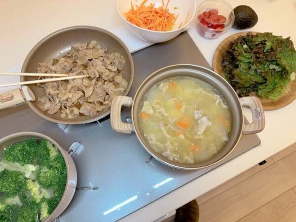 辻希美、帰宅後に急いで準備した夕食「今日は野菜が食べたくて」