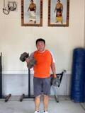 花田虎上、トレーニングする自身の姿を公開「いつまでも動けるようにリハビリです」