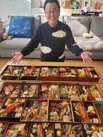梅沢富美男、手作りのお節料理を公開「次女が料理長。お品書きもついてます」