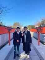 渡辺裕太、京都府の神社で遭遇した人物を明かす「すごい偶然」「気の合うお二人」の声