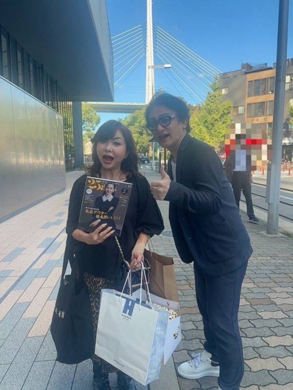 ハイヒール・モモコ、片岡愛之助との奇跡的な再会を報告「船降りた瞬間に偶然会えました」