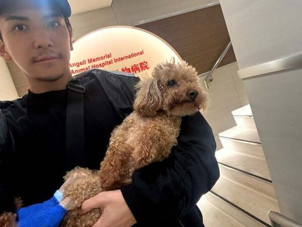 あいのり・ヒデ、愛犬の手術が無事終了したことを報告「痛みがなくなってすっかり元気に」