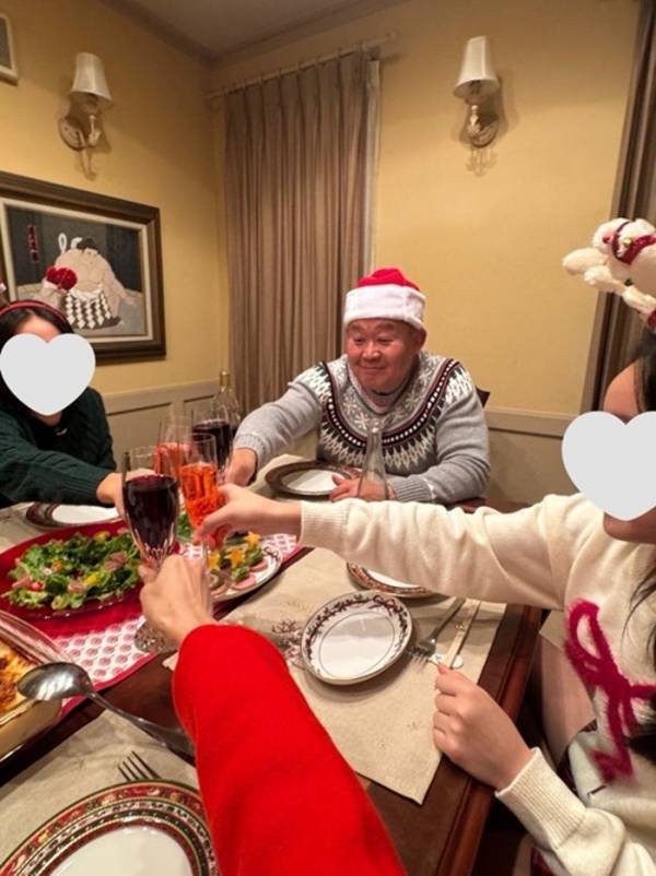 花田虎上、家族でのクリスマスパーティを報告「全部美味しかったです」