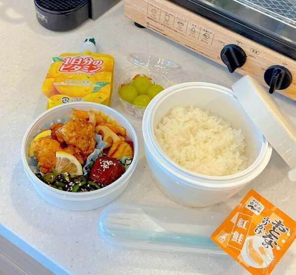 小倉優子、新学期が始まり再開した弁当作り「美味しそう」「毎回尊敬です」の声