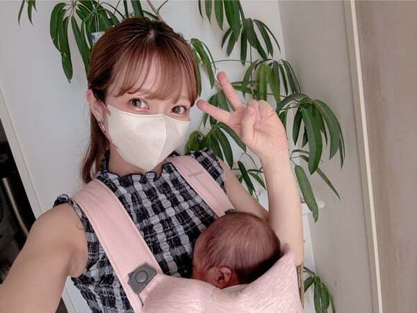 辻希美「本当に早かった」次女の1か月検診の結果を報告「すくすく成長してました」