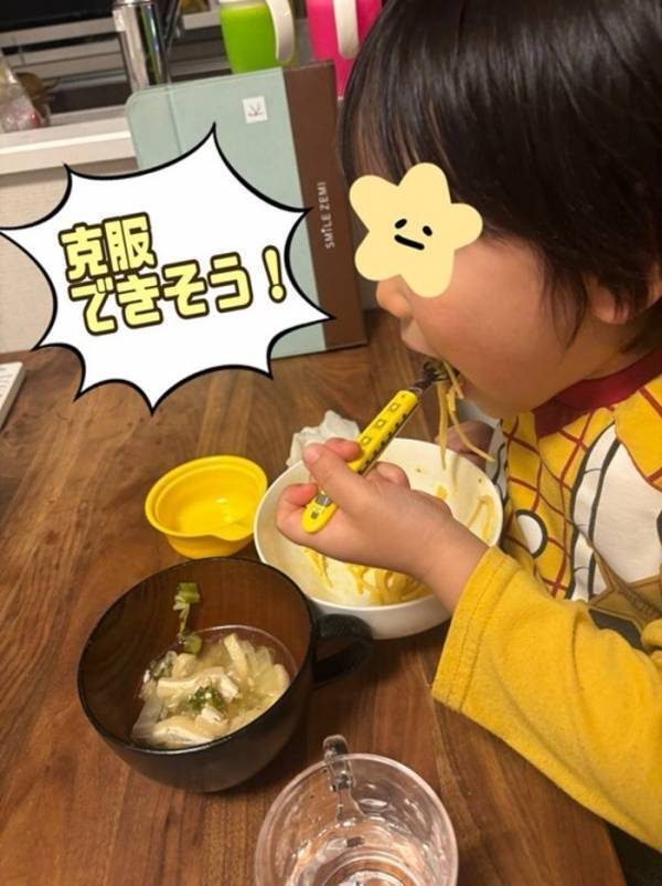 ニッチェ江上、食わず嫌いな息子が初挑戦した手料理「最初は警戒して匂いもクンクンして」