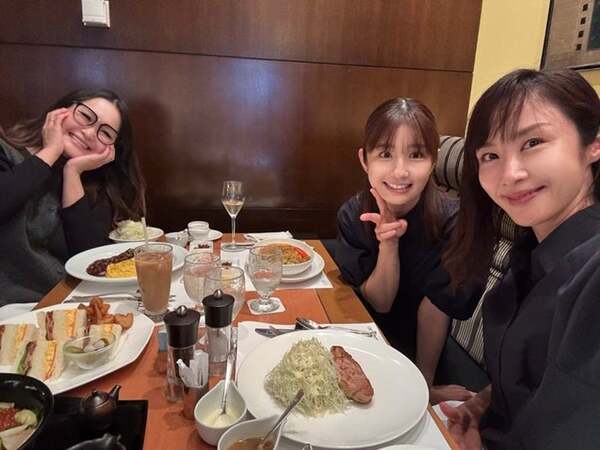 小倉優子、押切もえ＆ギャル曽根とのランチ会を報告「ずっと爆笑していました」