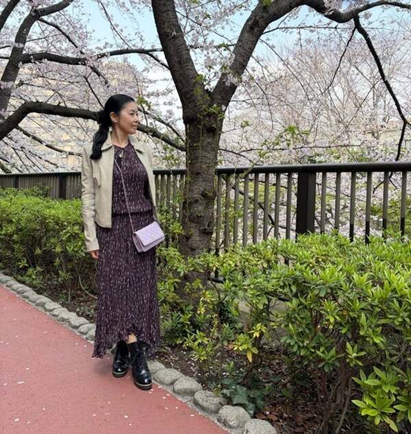 藤あや子、満開の桜と豪華ランチを満喫「食材が素晴らしくて盛り付けも美しい」