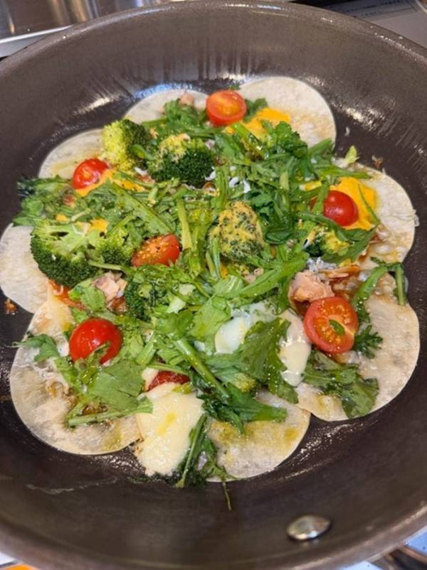 小原正子、餃子の皮で作る簡単ピザを紹介「混ぜるだけでめちゃうま！」