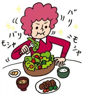タンパク質を摂ったうえで、野菜を補助的に食べるのがベター。