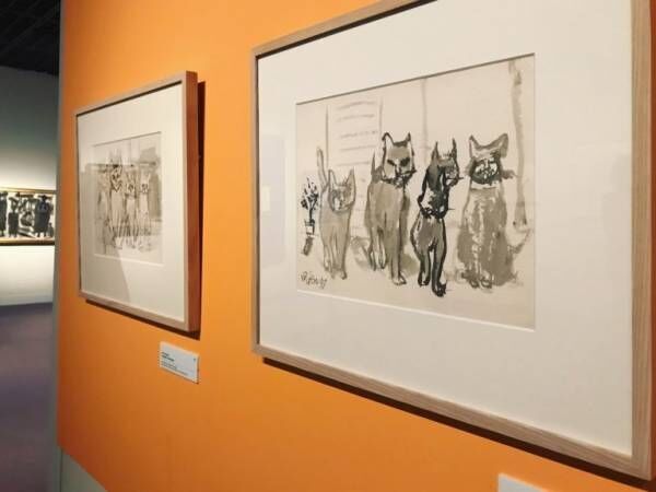いっぱいいるニャン…とにかく猫が好きな画家の展覧会