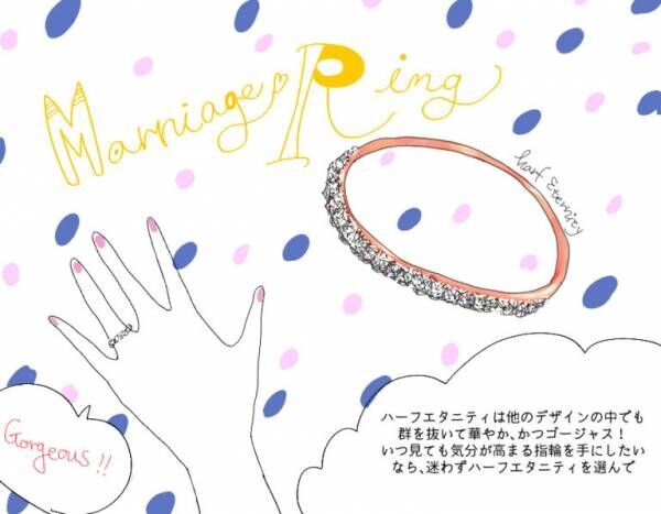 指が美しく見えるのはアレ…! 定番で人気の「結婚指輪デザイン」 ♯82