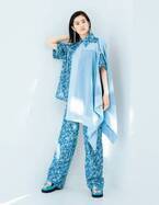小西桜子の春ファッション　パステルカラーは“補色の組み合わせ”が今季風