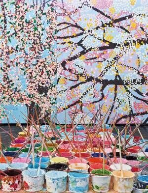 大迫力の“桜”の世界へ…日本初、ダミアン・ハーストの大規模個展が開催