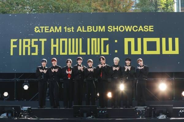 &amp;TEAM、1st ALBUM『First Howling : NOW』リリース記念ショーケースで初のツアーを発表！