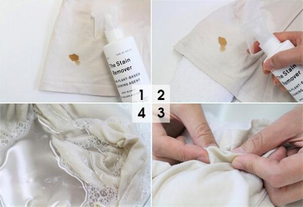 「THE」でできる！　簡単ご自宅シミ抜き教室