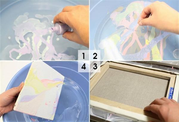 【プチDIY】　気分はマーブル！余ったマニキュアでできる、春色マーブリング[PR]