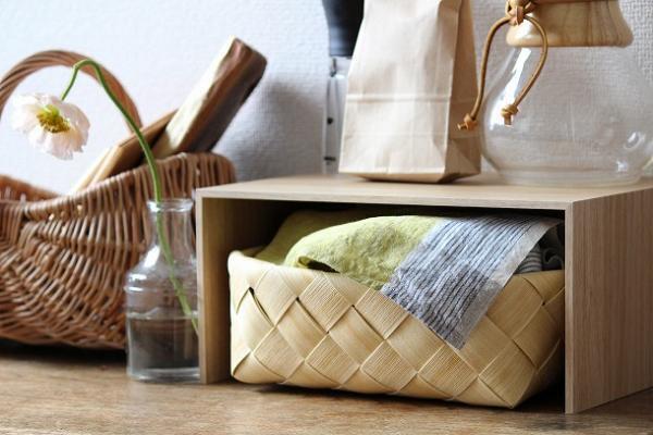 簡単ざっくり収納！　カゴのある暮らしを初めてみませんか