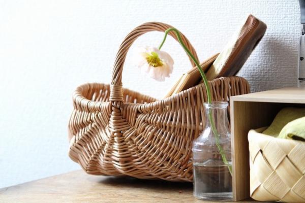 簡単ざっくり収納！　カゴのある暮らしを初めてみませんか
