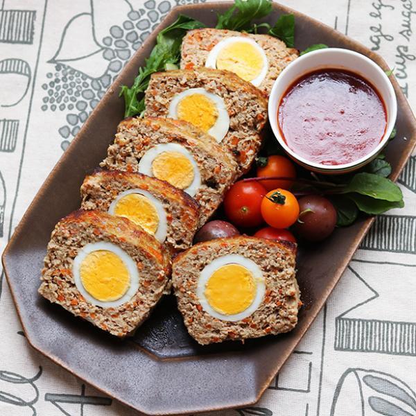 【イースター卵レシピ第4回】野菜多めのミートローフ[PR]