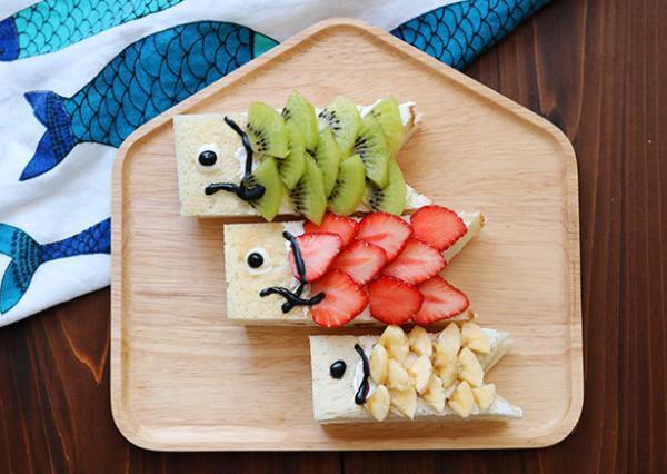 こどもの日に作ろう！食パンで作れる「鯉のぼりフルーツサンド」[PR]