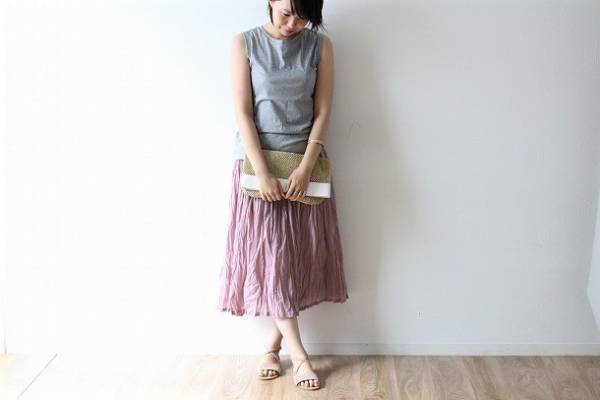 【スタッフが着用してみました】どちらの丈がお好み？選べる「ワッシャープリーツマキシ」[PR]