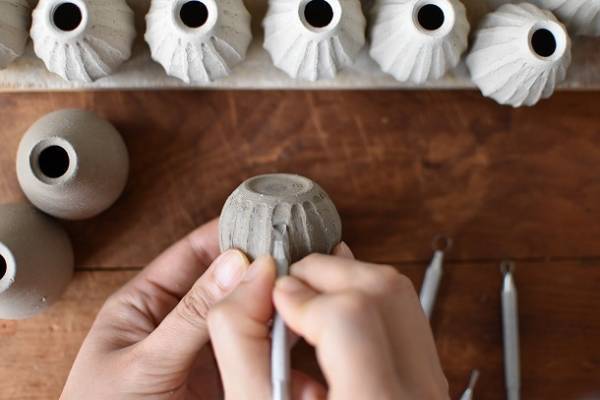 【もうすぐ、あきいろ作家市】　aya ogawaさんの小さな小さなフラワーベース[PR]