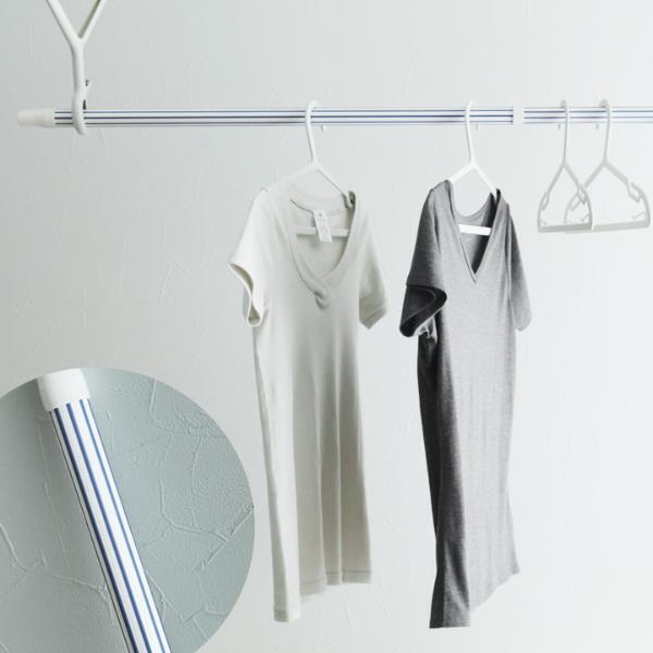 暮らしの中の小さな「いいもの」　どんな強風でもハンガーが偏らない！？滑らない物干し竿[PR]
