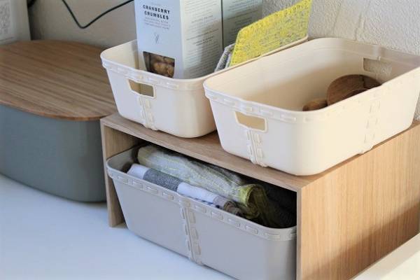 探していたのはこんなアイテム。フランス生まれの収納ボックスで、キッチンをおしゃれに演出