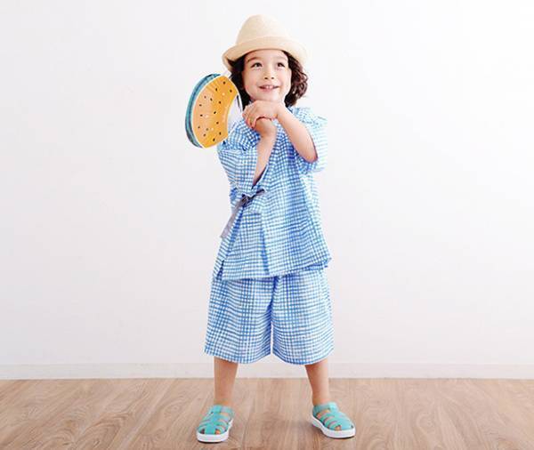幼児期に着ないともったいない！ 北欧テキスタイルの「キッズ甚平」でこの夏は決まり[PR]
