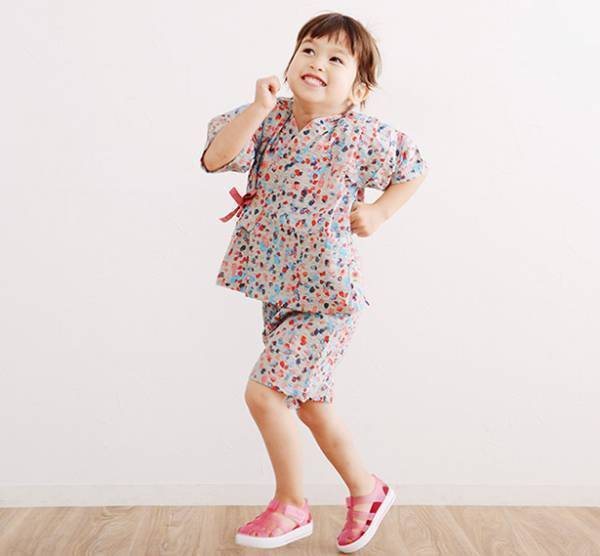 幼児期に着ないともったいない！ 北欧テキスタイルの「キッズ甚平」でこの夏は決まり[PR]