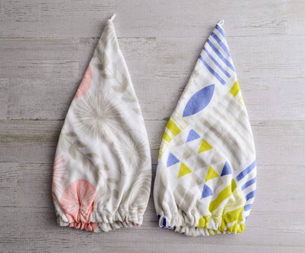 夏キッズの必需品！北欧柄のラップタオル＆タオルキャップが登場[PR]