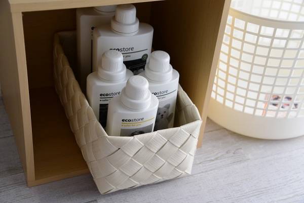 水まわりにも使えて便利！ 「Timb.洗えるカゴ」でスッキリ収納アイディア