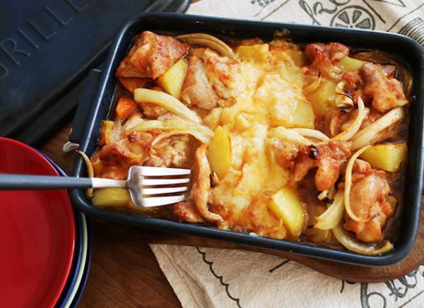 レンジ・オーブン・グリルもＯＫ！  陶器のダッチオーブン「グリラー」が便利