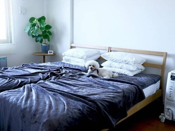 【インスタグラマーさんのもの選び】「#朝ベッドから出られなくなる毛布　」寝室コーデ集[PR]