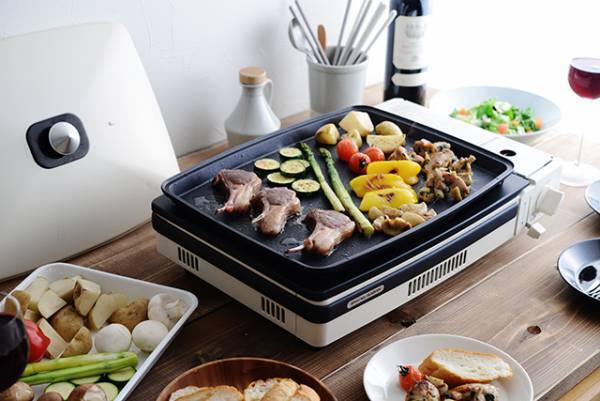 ガス火でおいしさUP！アラジンの魅せるホットプレート