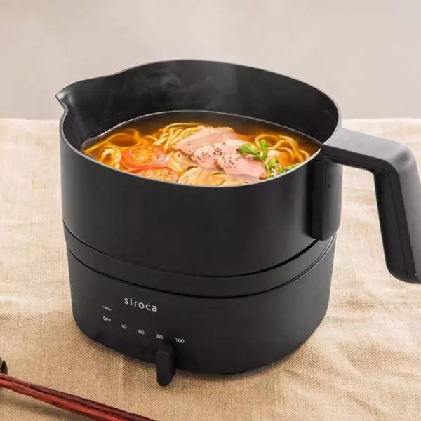 湯わかしも料理も、これひとつ。話題の「siroca おりょうりケトル ちょいなべ 」登場!