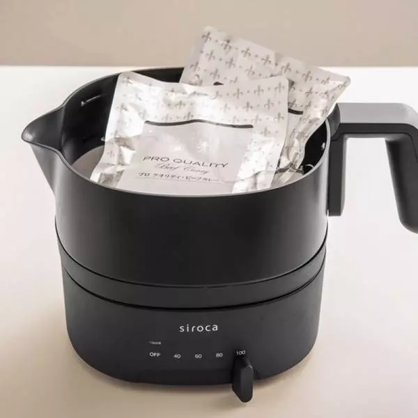 湯わかしも料理も、これひとつ。話題の「siroca おりょうりケトル ちょいなべ 」登場！