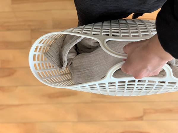 大容量で持ちやすい「フレディ・レック」のランドリーバスケット　洗濯物もラクラク移動！