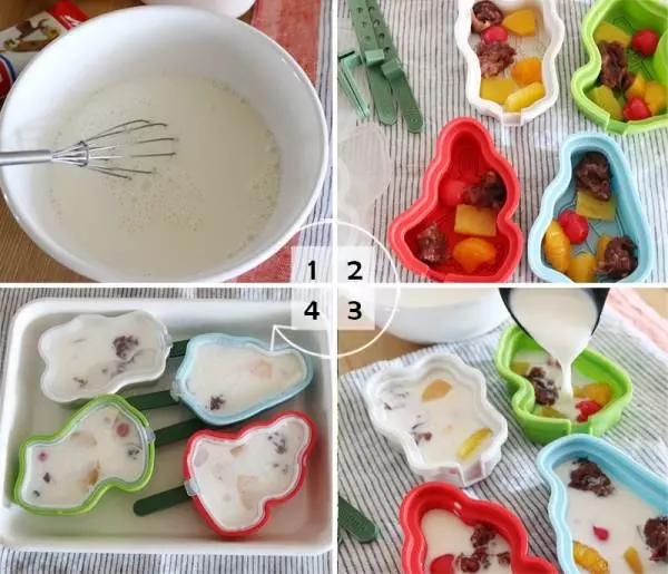 【今月のスイーツ】混ぜて冷やすだけ!みんな大好き「白くま風アイスバー」