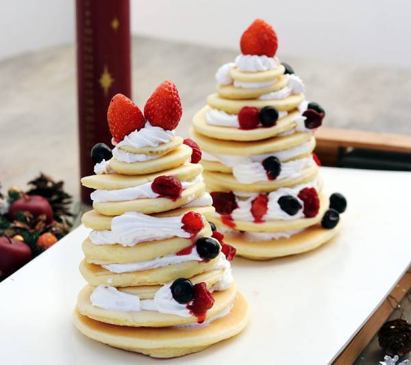 クリスマスはみんなでワイワイ「パンケーキタワー」作ろう！