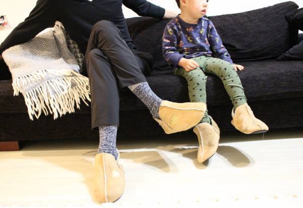 くつした感覚で履ける？！スリッパ嫌いも虜になる、北欧エルク ムートン風ルームシューズ[PR]