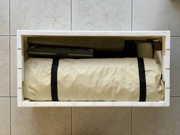 おしゃれ収納ボックス【グリッドコンテナー】活用レポ　 ベンチにもなる優れもの！