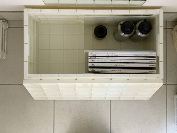 おしゃれ収納ボックス【グリッドコンテナー】活用レポ　 ベンチにもなる優れもの！