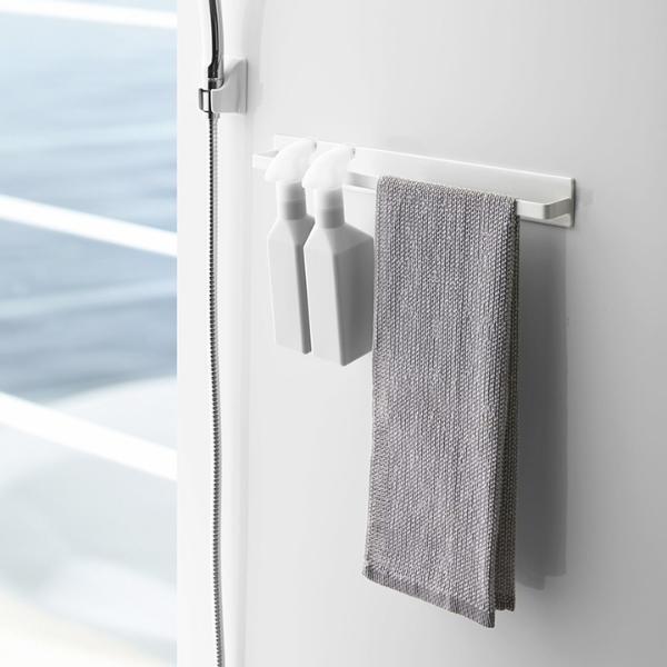 失敗のないバスルーム収納用品。選んだのはtowerのマグネットバスルームタオルハンガーワイド！[PR]