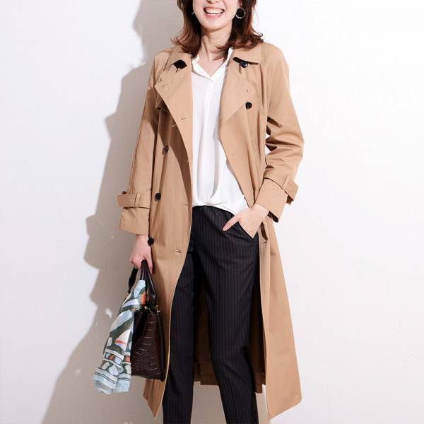 もうコートに着られない！羽織るだけで旬のシルエットが完成する、こだわりのトレンチコートが誕生[PR]