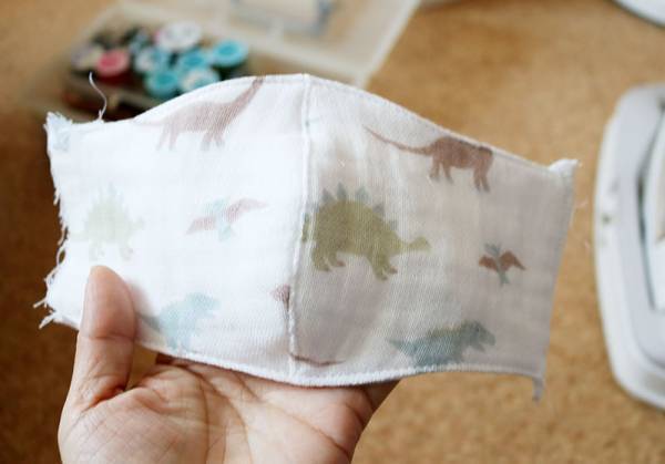 ふんわり4重ガーゼタオルで作る、子ども用マスク[PR]