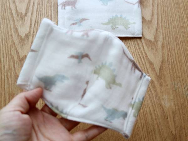 ふんわり4重ガーゼタオルで作る、子ども用マスク[PR]
