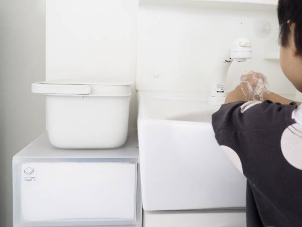 このくらいのサイズを探してた！つけ置きするのにちょうどいい、MARNAの量がはかれる小さめのバケツ[PR]